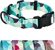 GUXL Martingale Dog Collars,Adjustable Soft Nylon Slip Collar Quick Release Buckle,No Pull Dog Training Collar for Large Medium Small Dogs