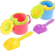 8Pcs Beach Fun Watering Can Sand Shovel for Boys Lightweight Promotes Imagination Coordination for Summer Beach Adventures Random Color