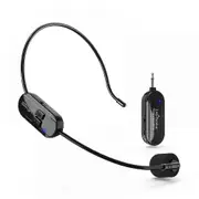 Wireless Headset Microphone, 2.4g Waterproof Sweatproof Wireless Microphone System For Fitness Instructor, Spinning, Yoga, Teaching