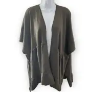NWT American Eagle Dark Gray Boho Kimono One-Size