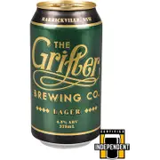 The Grifter Brewing Co Lager Can 375mL