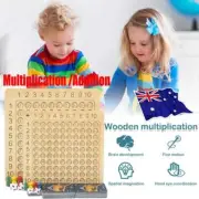 Wooden Montessori Multiplication Addition Board Counting Toy Educational Game CE