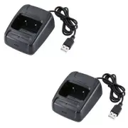 2X USB Charger For BaoFeng BL-1 Battery BF-888S 777S BF-88A Retevis H-777 Radios