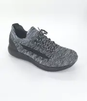 7256 Traq By Alegria Womens Tra-Syn Black Sneakers Size 36 EU 6-6.5 US