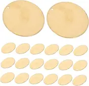 LOPUNER 20pcs Brass Valve Tags Labeling Tags for Equipment Organization and Identification