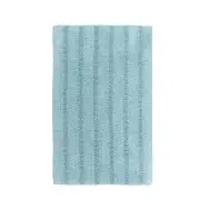 Knightsbridge Linear 220 GSF Reversible Bath Rug 17 x 24 - Light Blue