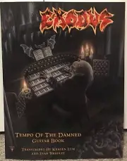 Exodus "Tempo Of The Damned Guitar Book" Official Tab Autographed Brand New!