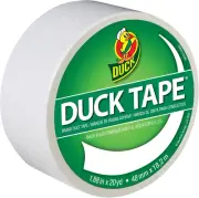 Duck Tape Brand Duct Tape Colours, 48 mm x 18 Meter, White, Single Roll