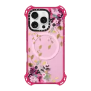iPhone 16 Pro Bounce Case MagSafe Compatible FLOWER & GOLD