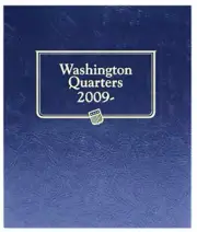 WHITMAN CLASSIC Washington Territorial Quarter 2009 Album #2642