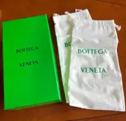 Bottega Veneta Green Empty Shoe Box 12.5x5x6” & 2 Drawstring Dustbags 8.5x12"