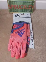 ADIDAS ADIZERO 12 ALTER EGO ADULT RECEIVER FOOTBALL GLOVES AF1591 PINK / PURPLE
