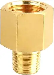 NPT Adapter | NPT Pipe Adapter Thread Brass Reducer Brass Fitting,Brass Pipe Fitting Adapter Heat Resistant All Purpose NPT Brass Fitting for Car Truck