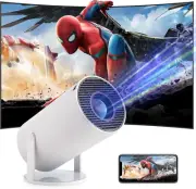 Mini Projector,Hy300 Pro Smart Projector, 4K Portable Projector with Wifi and...