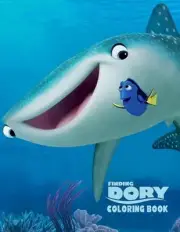 Finding Dory Coloring Book: Coloring Book for Kids and Adults with Fun, Easy, an