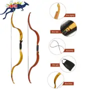 50" Archery Traditional Takedown Recurve Bow 25Ibs for Archery Target Shooting