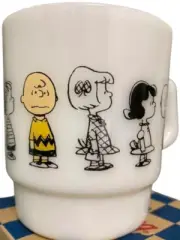 Peanuts Snoopy Fire King Stacking Mug Snoopy Museum Japan Tokyo Roppongi Limted