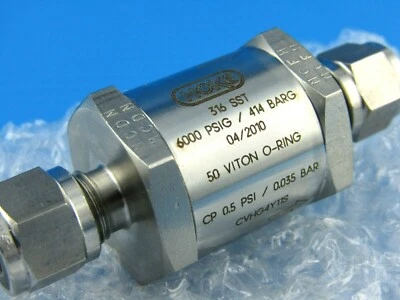 NEW Hoke CVHG4Y11S Gyrolok Tube Fitting, Fractional, 1/4"/4mm, Stainless Steel