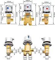Bathtub Faucet Bath Mixer Shower Faucets Bathroom Faucet Hot Cold Water Solid Brass Mixer Tap Hole Leaf Handle Mixer Tap