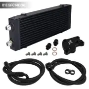 Medium Dual Pass Bar & Plate Oil Cooler Kit For BMW Mini Cooper S R53 R52 R50 BK (for: Mini)