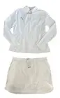RTLS $148 - CARRIE UNDERWOOD CALIA WOMENS WHITE JACKET & SKORT SET SZ XL