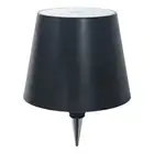 Wireless Bottle Lamp RGB Rechargeable Touch Lamp for Restaurant & Bar (Black)