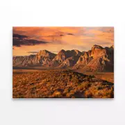 Cliffs of Rock with a Sky Print 100% Australian Made 75 x 50cm (Stretched)