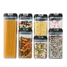 Airtight Storage Jars Bulk Containers Organizers 7pcs Bpa-free