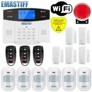 IOS Android APP Control Wireless Home Security GSM Alarm System Two-Way Intercom