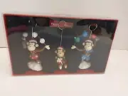 St Nicholas Square Photo Christmas Card / Photo Holder Set of 3 Monkeys NIB
