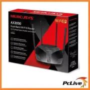 Mercusys MR80X AX3000 Dual Band WiFi 6 Wireless Router Gigabit Access Point