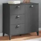 vidaXL Sideboard VIKEN Anthracite Grey 80x40x80 cm Engineered Wood BMG