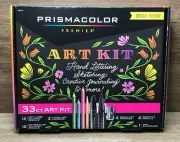 Prismacolor Special Edition 33ct Art Kit Hand Lettering Sketching BOX DAMAGE