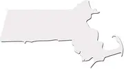 Massachusetts Bay State Boston Pride Decal Sticker - White 5" Vinyl Decal for Cars,Laptops