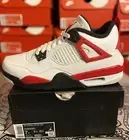 Nike Air Jordan 4 Retro "Red Cement" 408452-161 GS Size 7