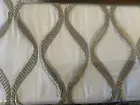 HUDSON PARK COLLECTION SET OF EURO PILLOW SHAMS~WHITE W/ GREY EMBROIDERY ORG$240