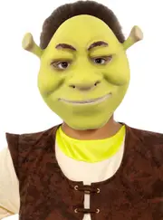Novelty Green Kids EVA Foam Shrek Costume Mask
