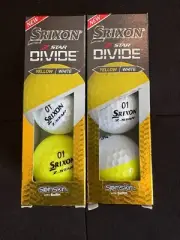 Srixon Z-Star Tour Divide Golf Balls Color: White/Yellow - 2 Sleeves