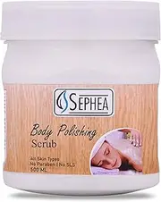 SEPHEA Body Polishing Scrub For Face & Body (500g) | All Skin |Cleanser Scrub For Deep Exfoliation | Dead Skin Remover Scrub| Blackhead Remover Scrub