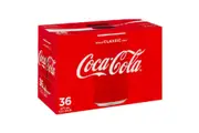 Coca-Cola Classic Soft Drink Multipack Cans 36 x 375mL