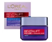 L'Oreal Paris Revitalift Filler +Hyaluronic Acid Replumping Anti-Ageing Night