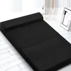 Folding Mattress Foldable Foam Sofa Bed Breathable Air Mesh Fabric Zipped Design