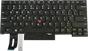 Intendvision Replacement US Keyboard for Lenovo ThinkPad T490s T495s E490s T14s / X1 Extreme Gen1 Gen2 / P1 Gen1 Gen2 Laptop Black No Frame (No Backlight)