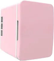 STARTIST 4L Mini Fridge Beauty Tool Fridge Compact Refrigerator Portable Drinks Fridge for Bedroom Apartment Travel Divers Small Place, Pink