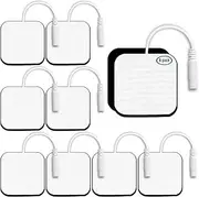 TENS Unit Replacement Pads TENS Unit Pads TENS Pads 2x2”8 Pack Reusable Pad Reuse More Than 35-50Time, Self Stick and Non-Irritating,Compatible with AUVON TENS TENS 7000 EMS Muscle Stimulator Machine