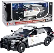 Motormax 2022 Ford Explorer Police Interceptor Utility LAPD Los Angeles Police Department 1/24 Diecast Model 76994 by All Star Toys
