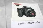 PENTAX 645 CAMERA INSTRUCTION MANUAL GUIDE BOOK ORIGINAL GENUINE