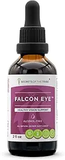 Falcon Eye Alcohol-Free Extract, Alcohol-Free Bilberry, Eyebright, Ginkgo, Green Tea, Carrot, Grape. Tincture Glycerite Healthy Vision Support (2 FL OZ)
