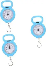 FOYTOKI 3pcs Travel Weight Scale Spring Scale Mini Portable Hanging Luggage for Travel