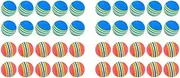 40 Pcs Golf BallsSoft Foam Garden Golf Balls Practice Golf Balls Sponge Rainbow Golf Balls for Indoor Outdoor